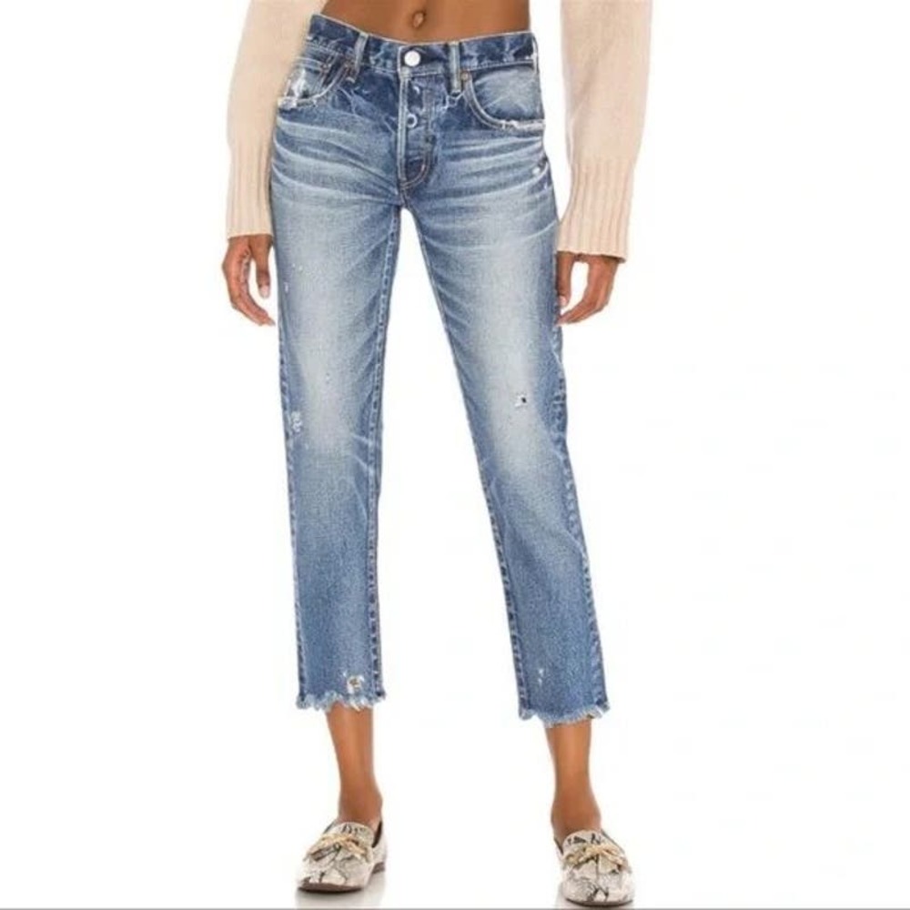 Moussy Vintage Keller Tapered  Blue Jeans Size 26
